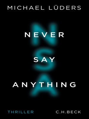 cover image of Never Say Anything
